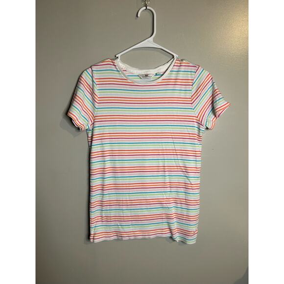 Vineyard Vines Striped Crew T-Shirt - Picture 1 of 3